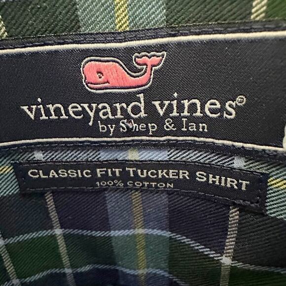 Vineyard Vines Classic Fit Tucker Long Sleeve Shirt Size Small - Picture 4 of 7